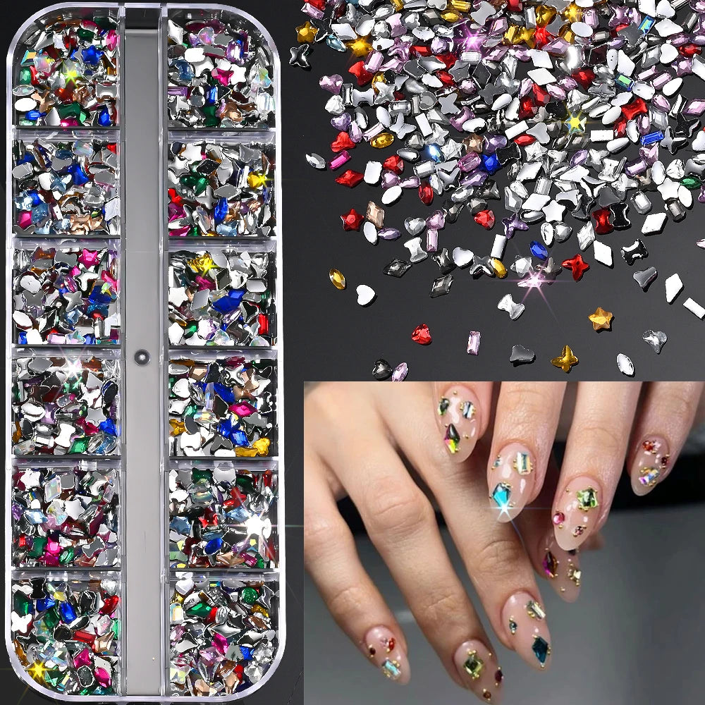 Ocean Gold Nail Art Charms for Stunning Manicure - Smarsty