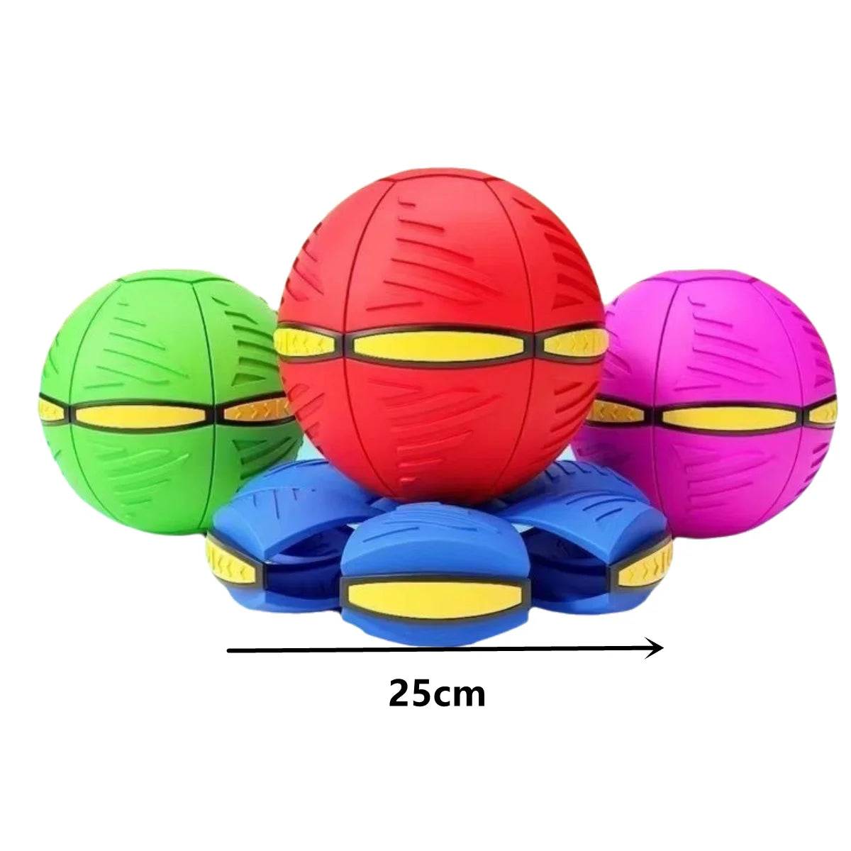Blue Flying Saucer Ball Outdoor Parent Children Toy Foot Magic Deformation Foot Pressure Decompression Vent Ball - Smarsty