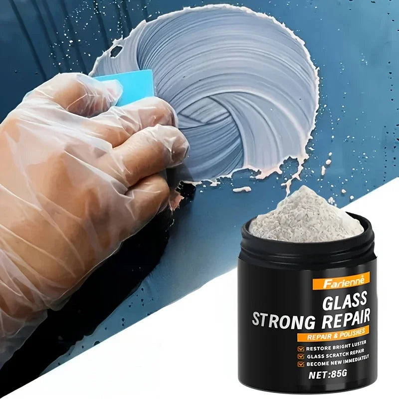 Super glass polishing powder|Restore glass clarity|Polishing for brightness|Glass scratch repair powder|Nanoscale scratch repair - Smarsty