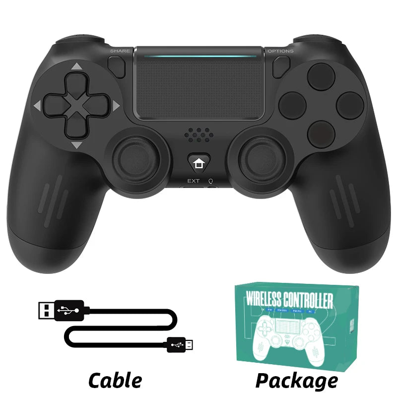 Wireless Bluetooth Game Controller for PS4 with Dual Vibration - Smarsty
