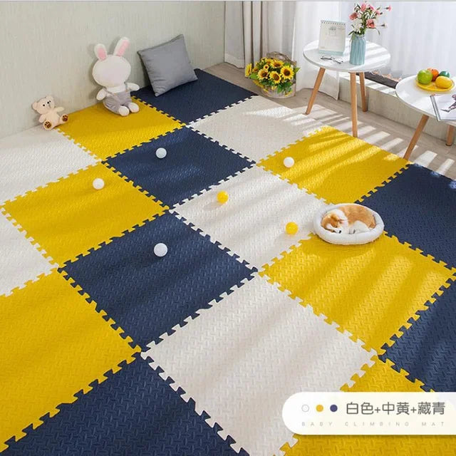 16pcs Foam Baby Play Mat Puzzle Mat Kids Interlocking Exercise Tiles Rugs Puzzle Floor Tiles Toy Carpet Soft Carpet 30*30*1cm by Smarsty