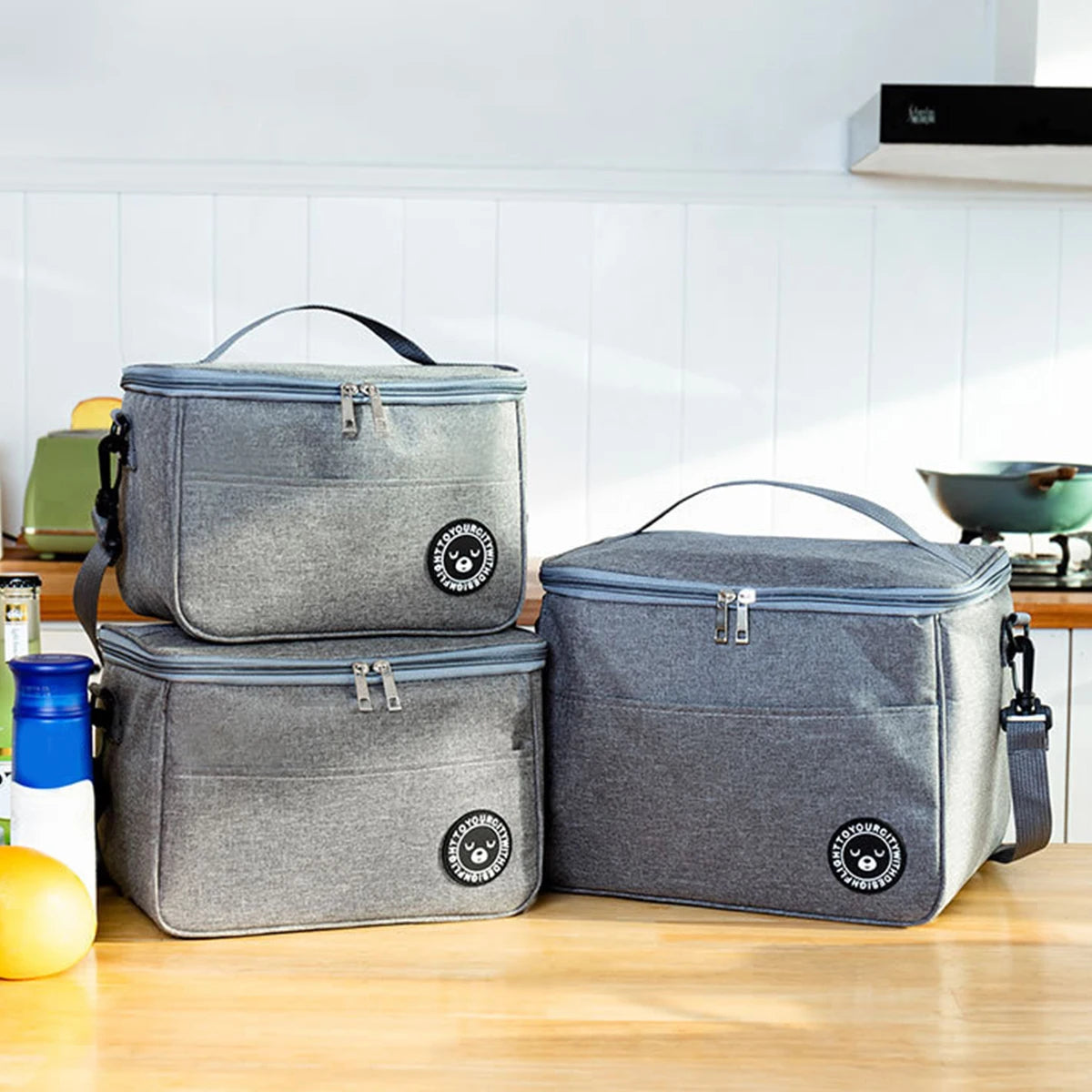 Insulated Lunch Bag With Shoulder Strap Waterproof Design - Smarsty