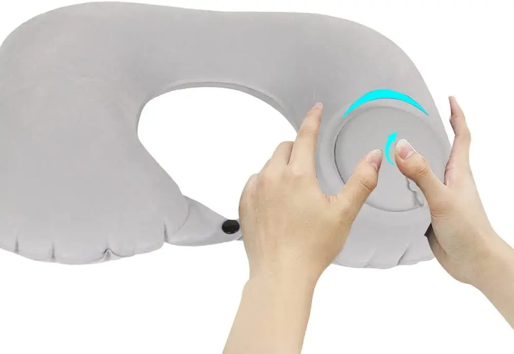 Portable Inflatable Travel Neck Pillow for Comfort - Smarsty