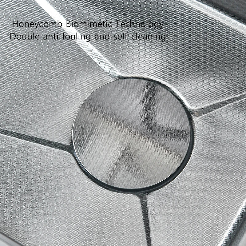 Large 304 Stainless Steel Waterfall Kitchen Sink with Faucet - Smarsty