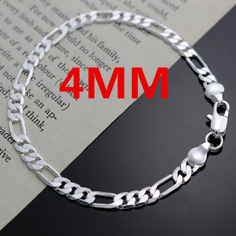 925 Sterling Silver Chain Jewelry Set for Men and Women - Smarsty