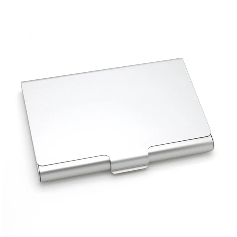Creative Business Card Case Aluminum Alloy Bank Credit ID Card Wallet Name Card Holder Metal Box Cover Card Holder Men Wallet