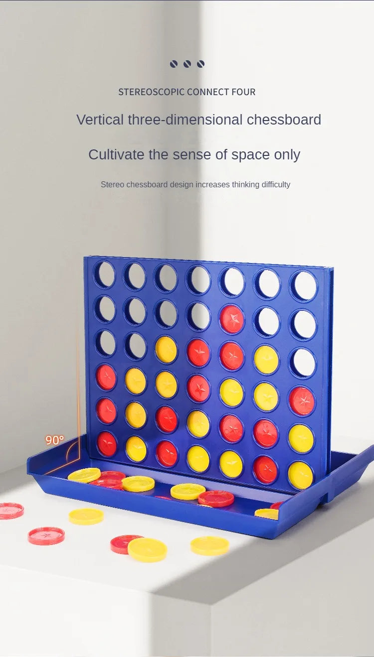 Four In A Row Bingo Chess Connect Classic Family Board Game Toys Fun Educational Toy for Kids Children Entertainment Game by Smarsty