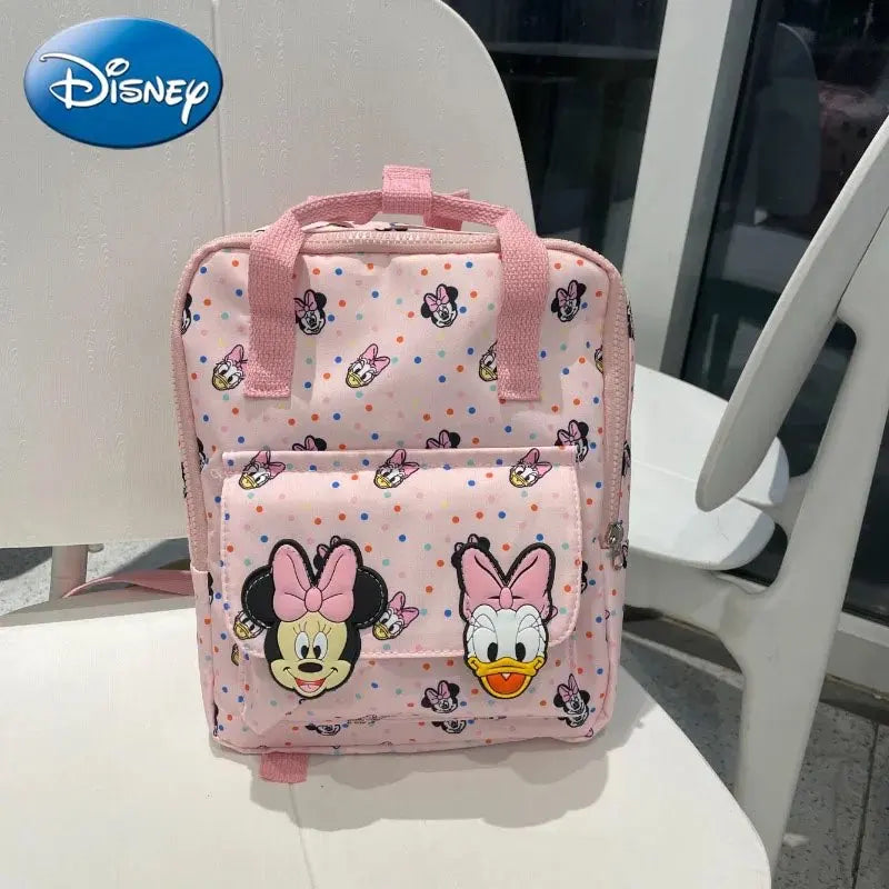 Mickey Mouse Canvas Backpack Large Capacity School Bag - Smarsty