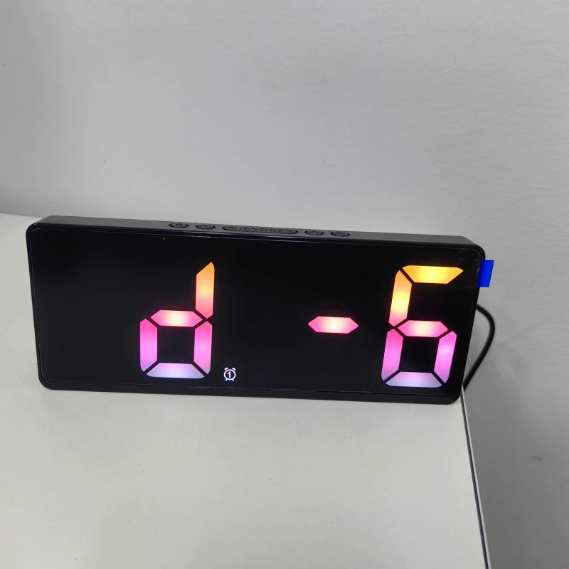 Voice Control Digital Alarm Clock with Temperature Display - Smarsty