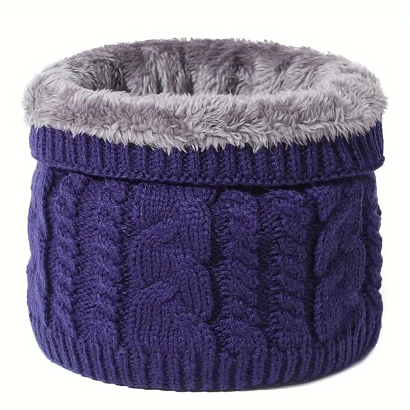 Fashion Polyester Fiber Neck Warm Scarf Suitable for Comfortable Winter Accessories for Men and Women in Cold Weather - Smarsty