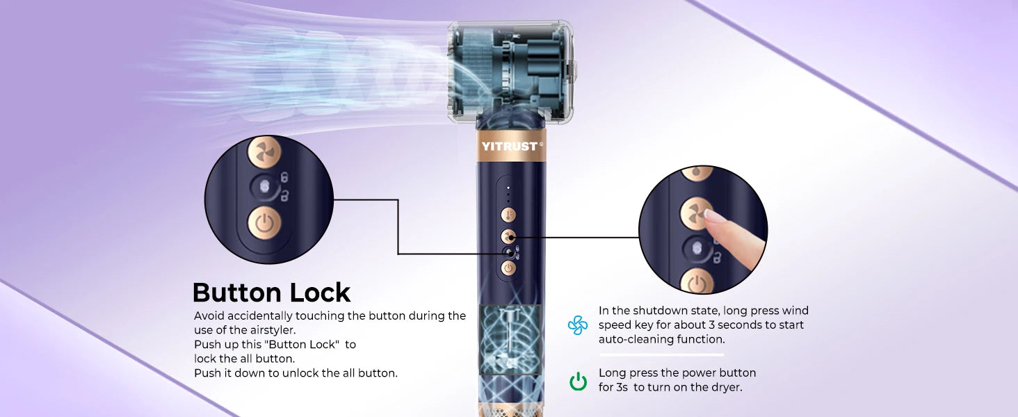 High Speed 7 In 1 Hair Dryer Brush with Diffuser - Smarsty