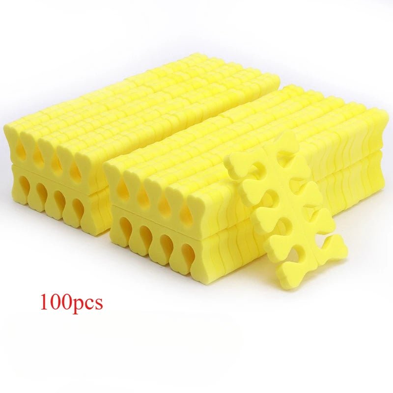 Soft Sponge Nail Art Toe Separators for Perfect Pedicures - Smarsty