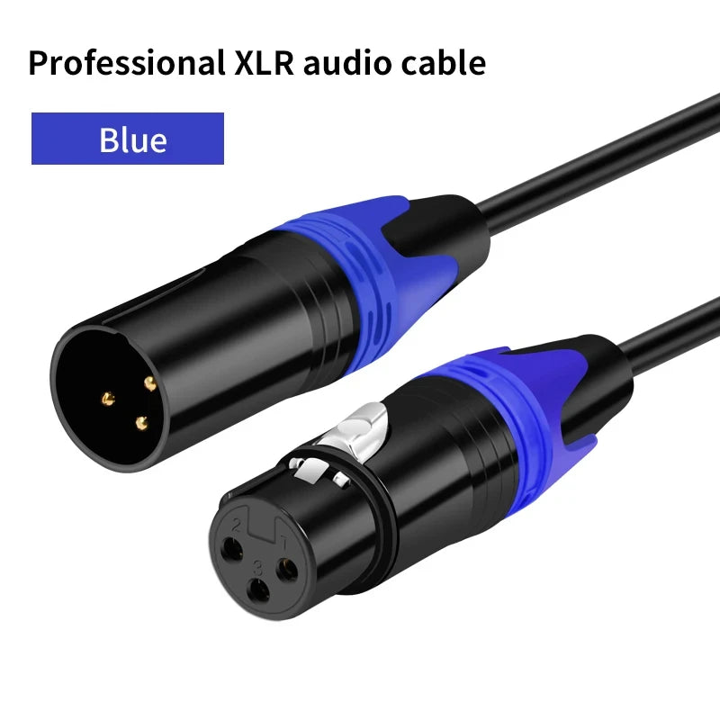 XLR Male to Female Cable for Professional Audio Extension - Smarsty