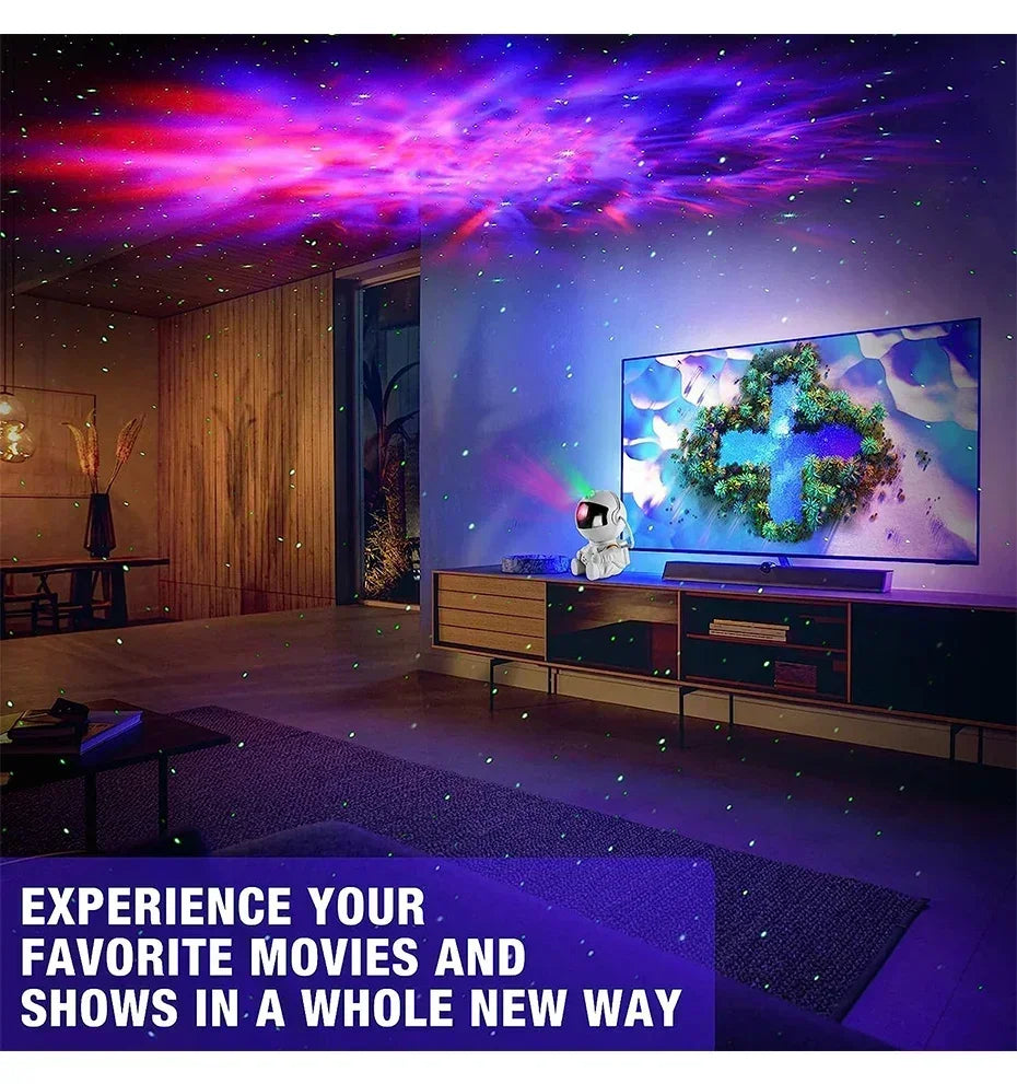 Astronaut Star Projector Night Light for Kids - Smarsty