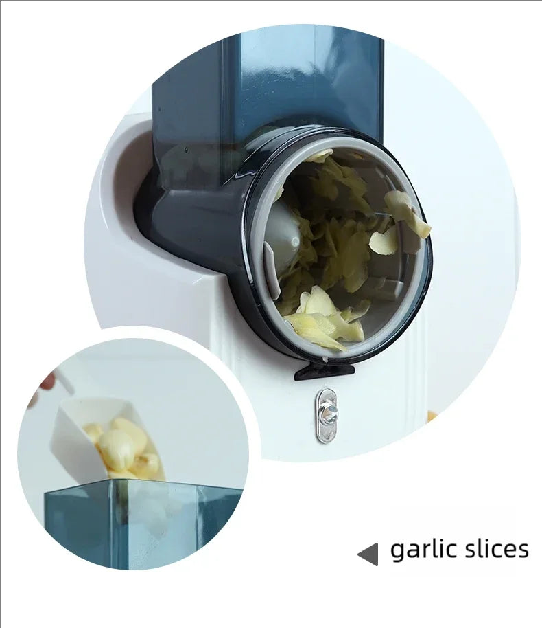 Multi-function Vegetable Cutter Household Kitchen Electric Vegetable Cutter Vegetable Slicer Shredder Automatic by Smarsty