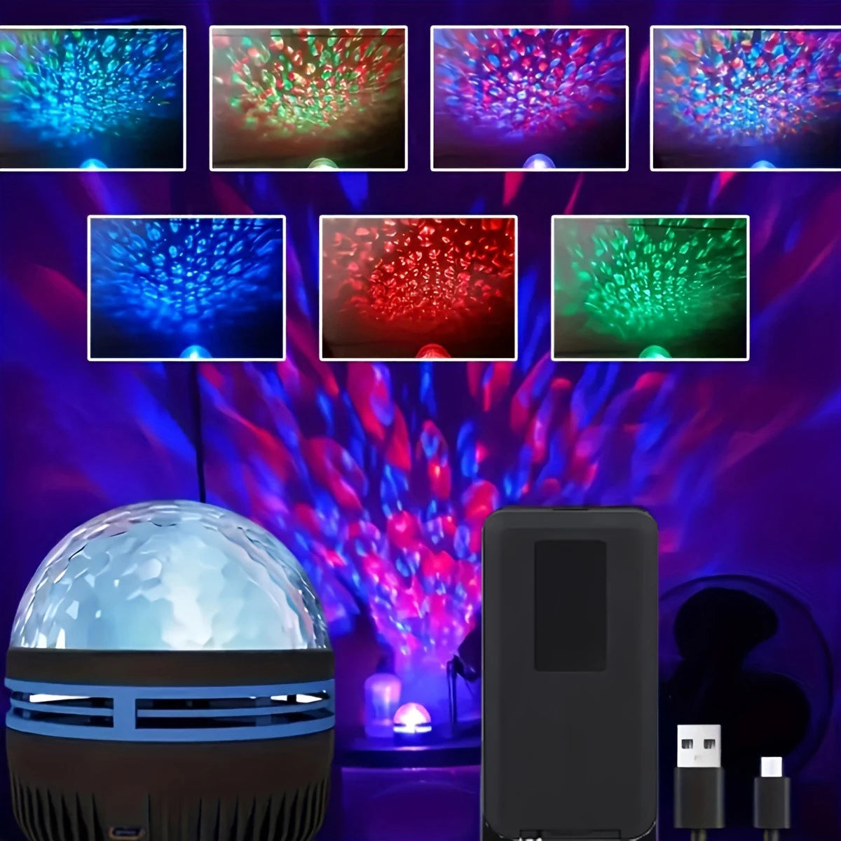 LED Galaxy Star Projector Light with Remote Control - Smarsty