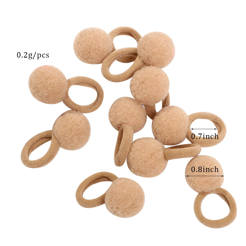 Kids Plush Hair Bands 20 Pack Soft Scrunchies For Children - Smarsty