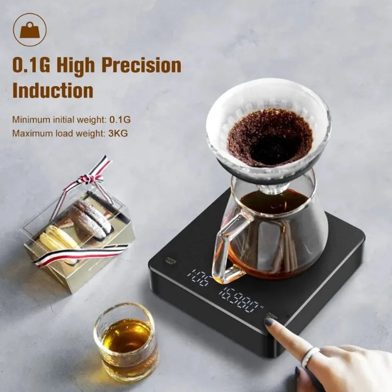 Digital Coffee Scale with Timer and High Precision - Smarsty