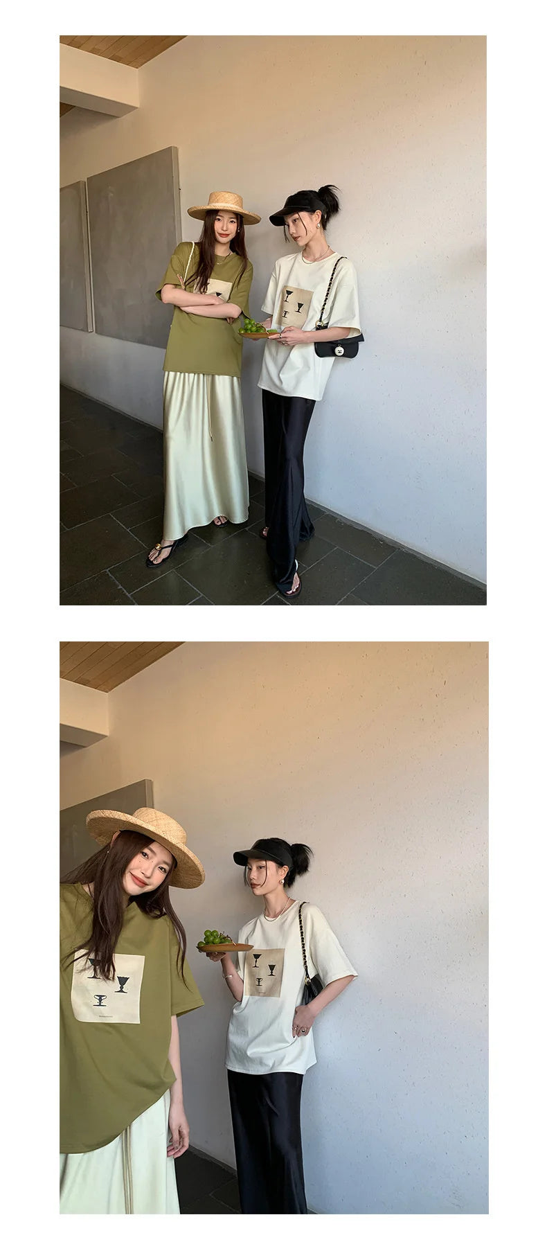 Satin Wide Leg Pants Long Floor Casual Pants Women's Summer - Smarsty