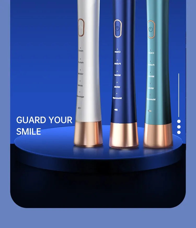 Sonic Electric Toothbrush with Type-C Charging and 5-Gear Modes - Smarsty