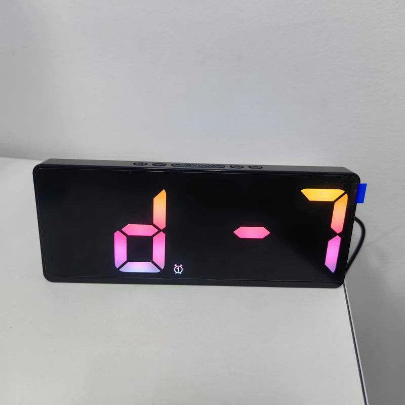 Voice Control Digital Alarm Clock with Temperature Display - Smarsty
