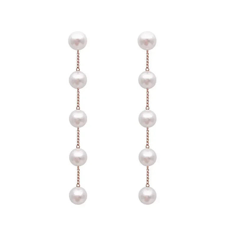 Fashion Pearl Drop Earrings for Women Cute Bridal Jewelry 2024 - Smarsty