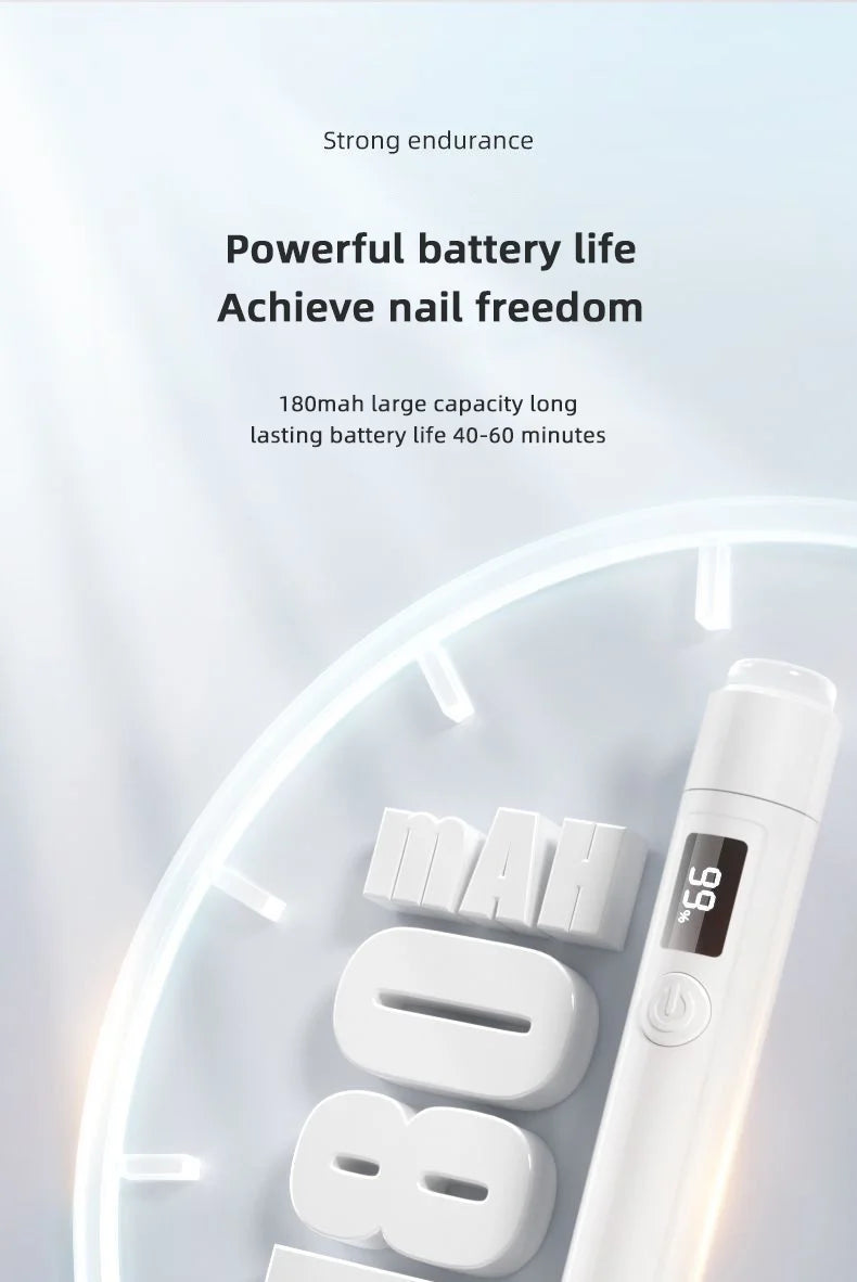 Portable UV LED Nail Dryer with Rechargeable Battery - Smarsty