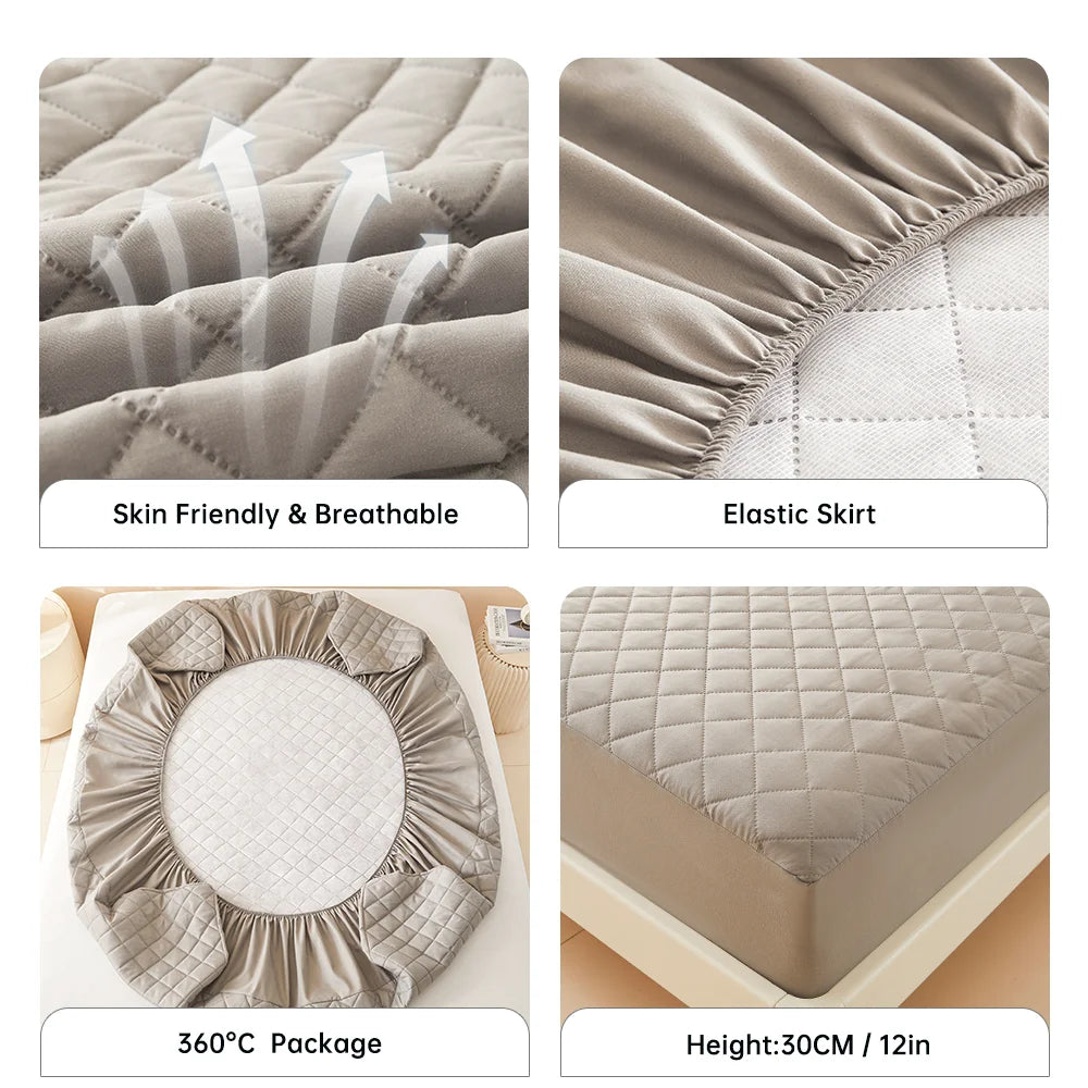 Waterproof 3D Air Fabric Mattress Cover Soft and Breathable - Smarsty