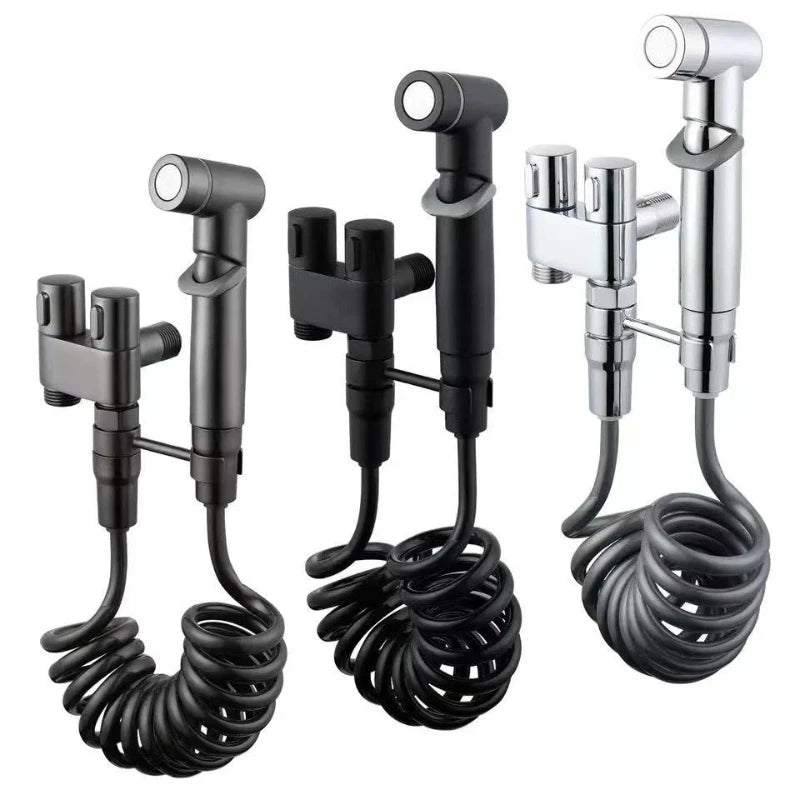 Portable Cold Water Bidet Sprayer Set for Easy Cleaning - Smarsty