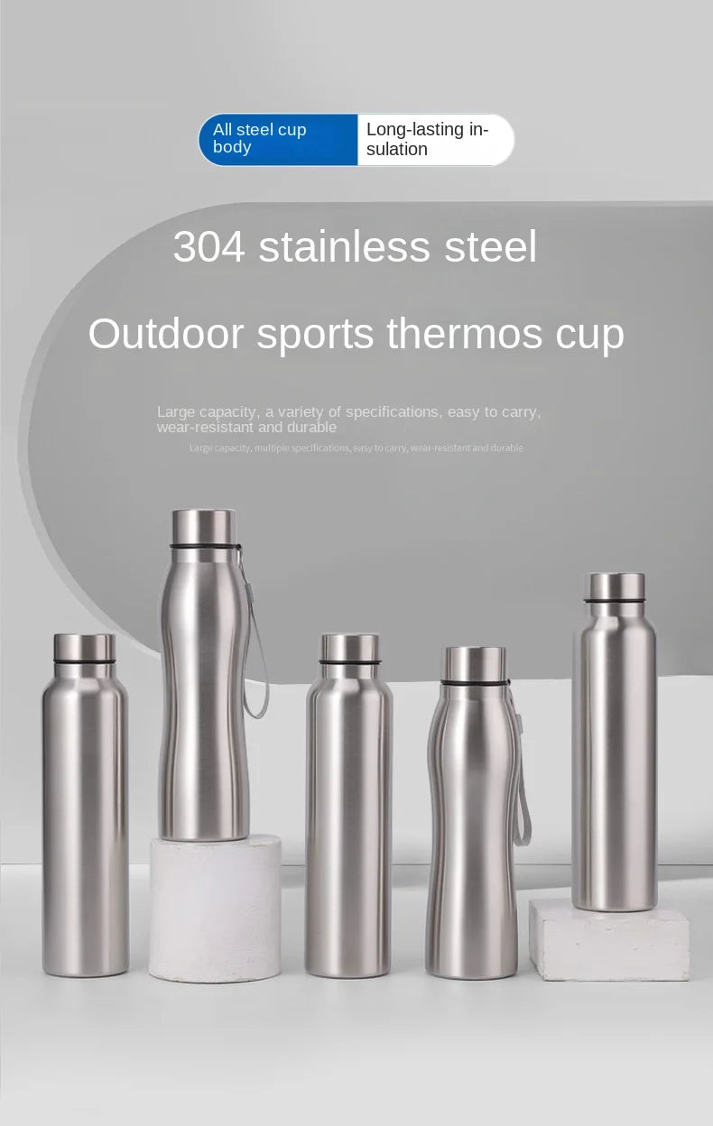 High Quality Stainless Steel Sport Water Bottle 1000ml - Smarsty