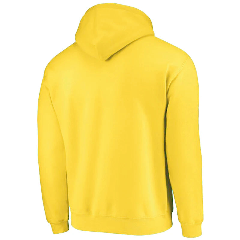 Autumn Winter Men Fleece Warm Mens Sweatshirt Casual Solid Color Streetwear Pullovers Sport School Fashion Hot Sale Hoodies - Smarsty