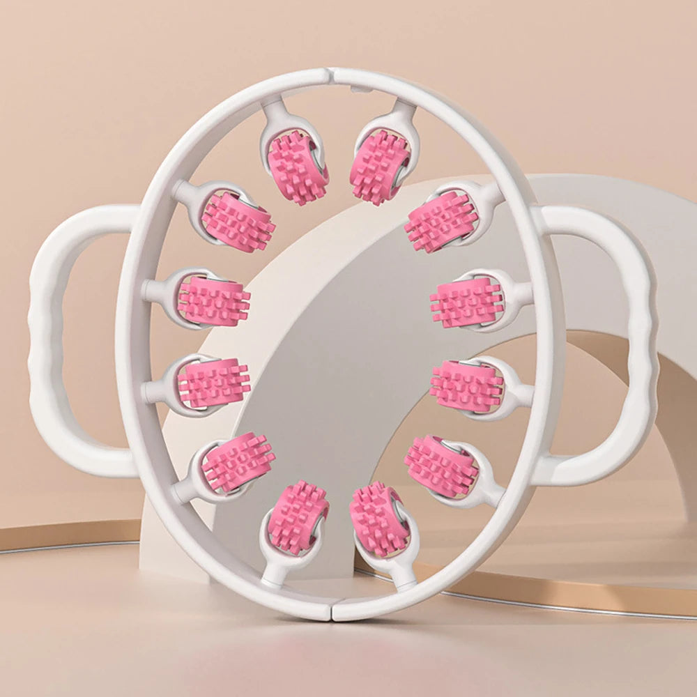 Portable Round Massager Roller for Targeted Cellulite Relief - Smarsty