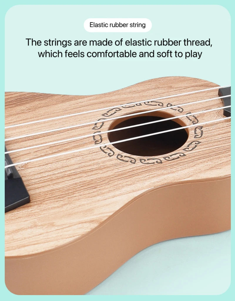 35cm Children Guitar Toy Can Be Used To Play Elementary Instruments With Paddles Simulating Yukrili Music Toys - Smarsty