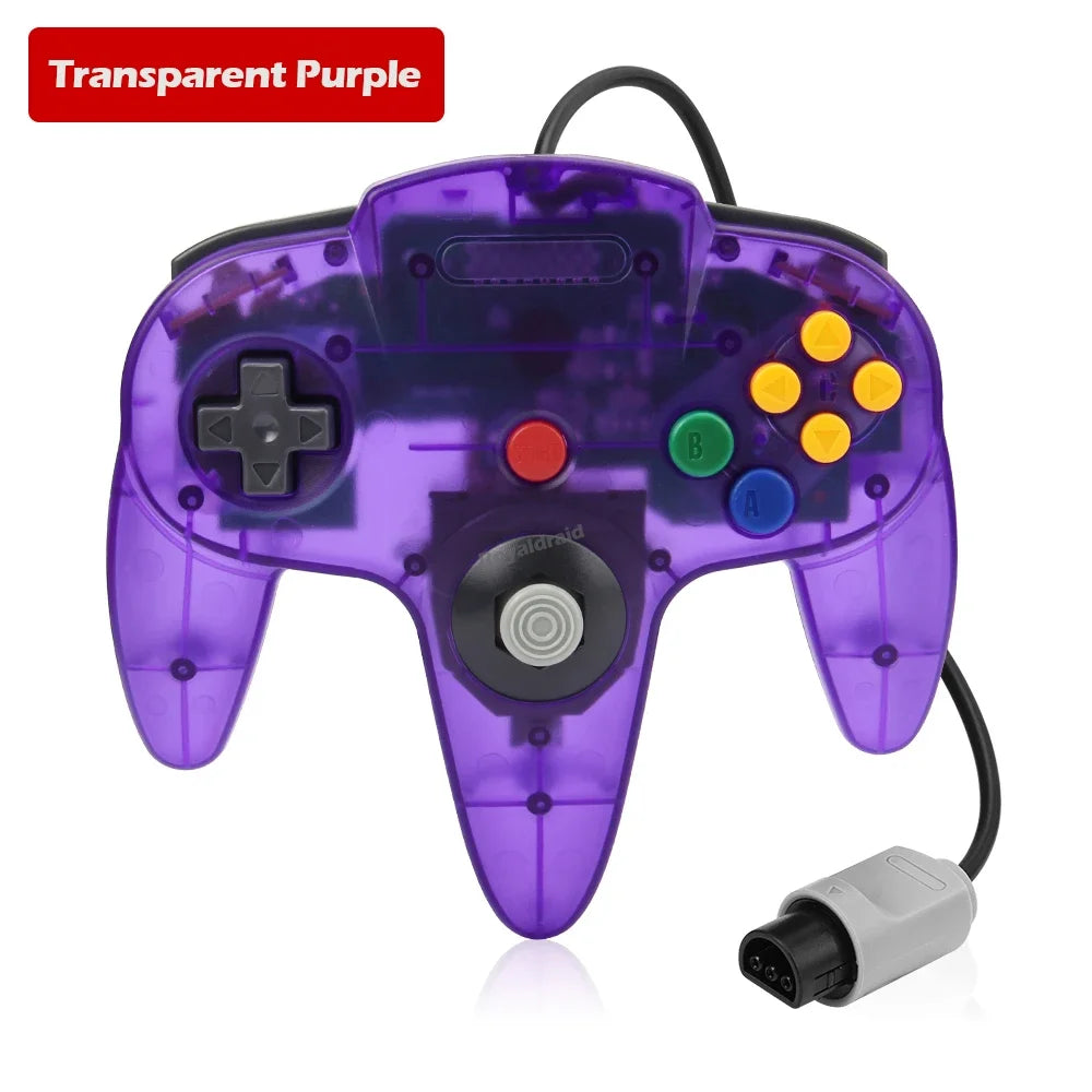 N64 Classic Wired Gamepad Controller With 8 Color Options - Smarsty