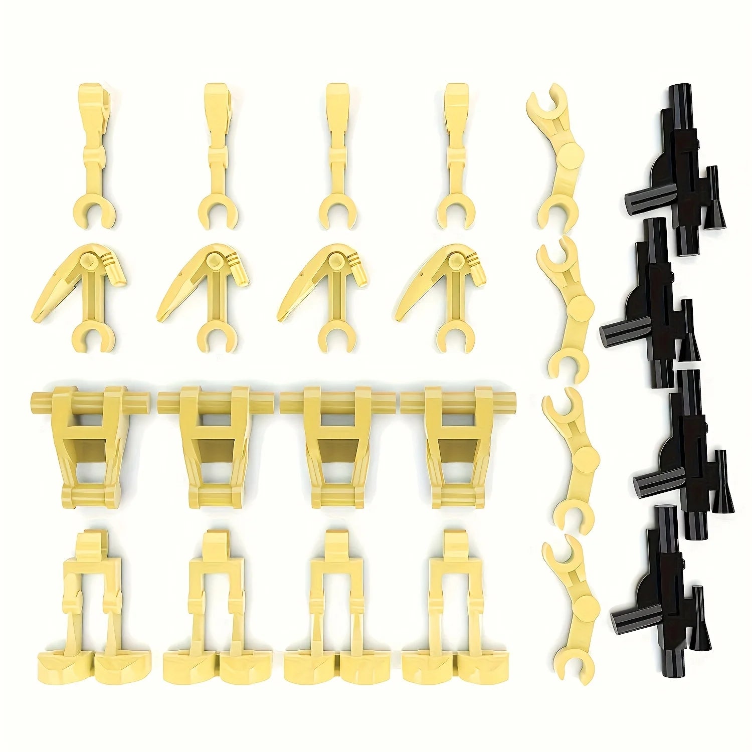 28 Droids Building Blocks Set - Articulated Minifigures | Clone Army Diorama Kit | Compatible with Lego DIY toys - Perfect Gift
