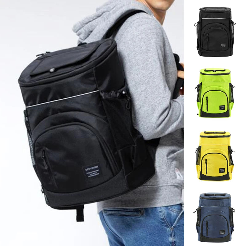 Refrigerator Bags Soft Insulated Cooler Backpack Thermal Isothermal Fridge Travel Outdoor Beach Ice Beer Backpack 30L - Smarsty