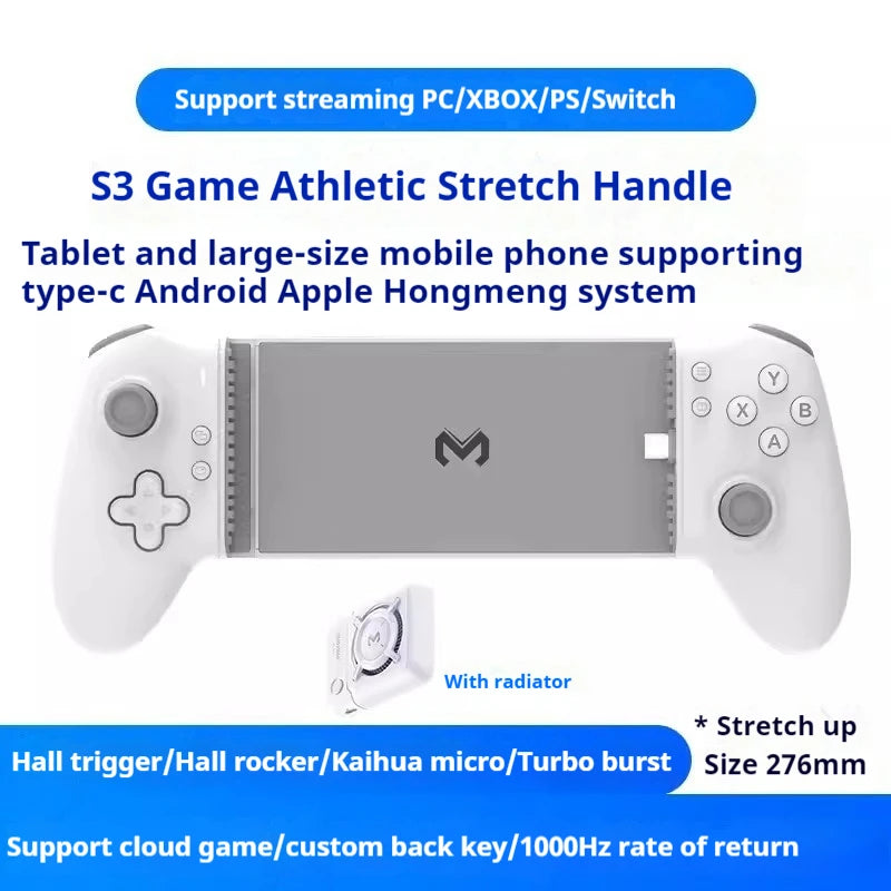 Memo S3 Type-C Mobile Gamepad with Hall Effect Joystick - Smarsty