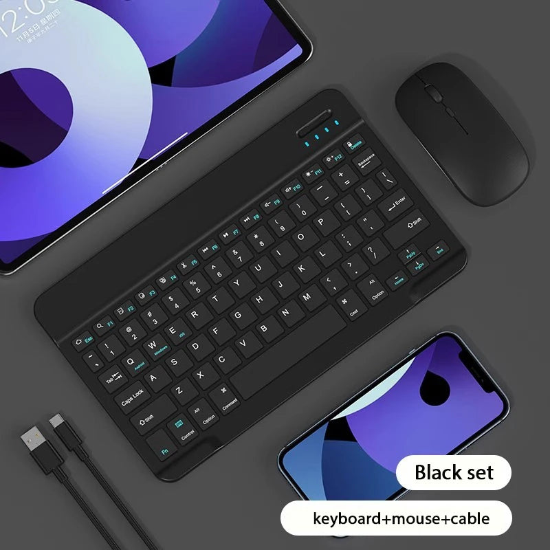 Magnetic Tablet Keyboard for Tablets Bluetooth Rechargeable