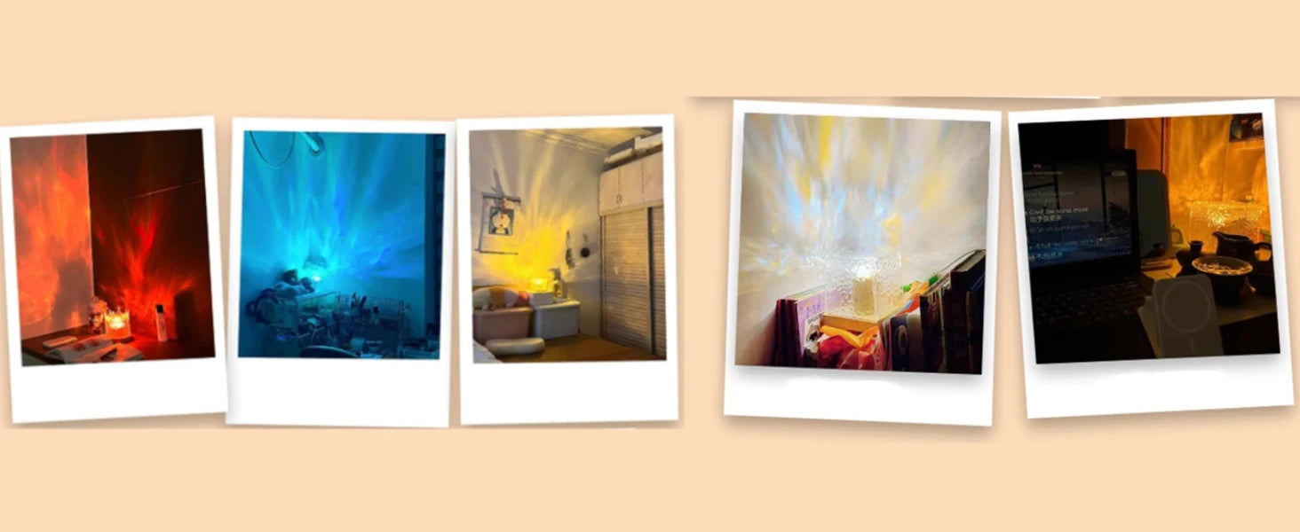 Ocean Wave Projector Light with 16 Color Options - Smarsty