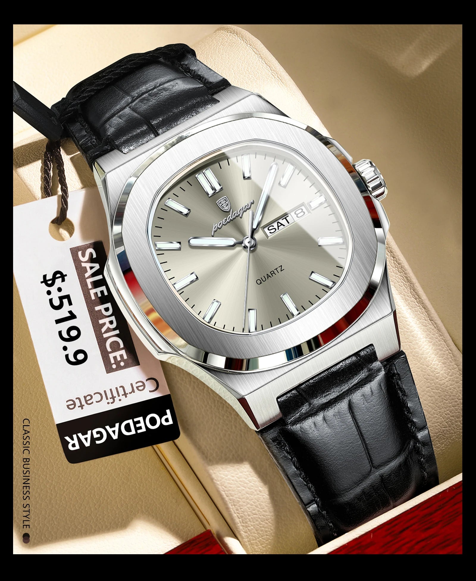 Luxury Luminous Waterproof Watch For Men - Smarsty