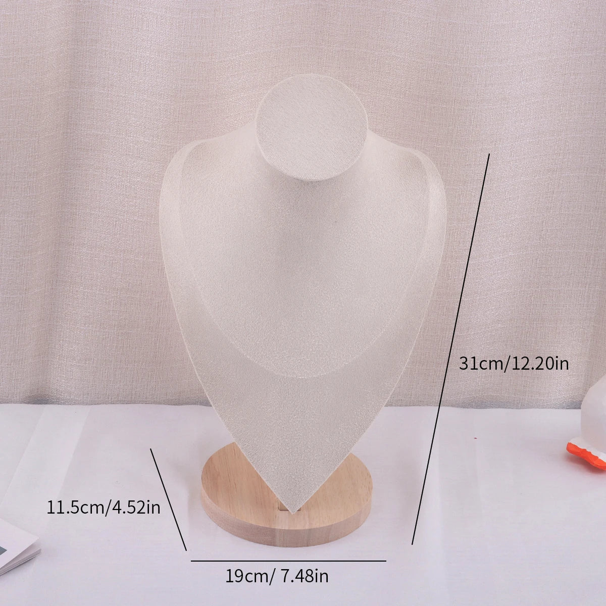 Velvet Jewelry Display Stand for Necklaces and Pendants - Smarsty