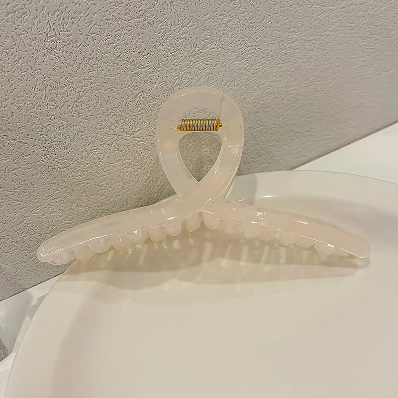 13cm Large Hair Clip For Thick Hair Strong Hold Transparent - Smarsty