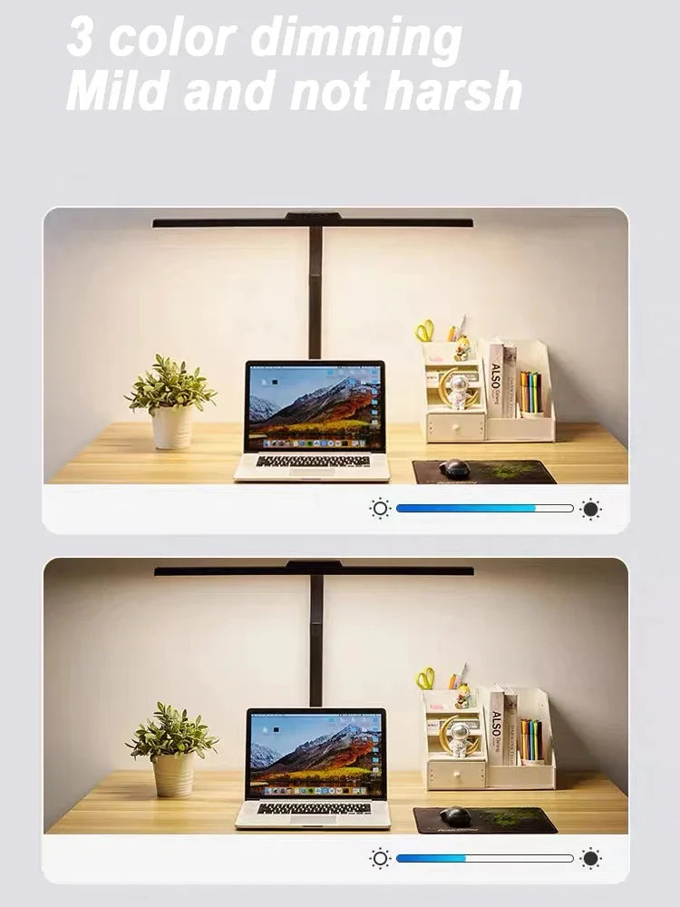 Dimmable LED Clip Desk Lamp for Reading - Smarsty