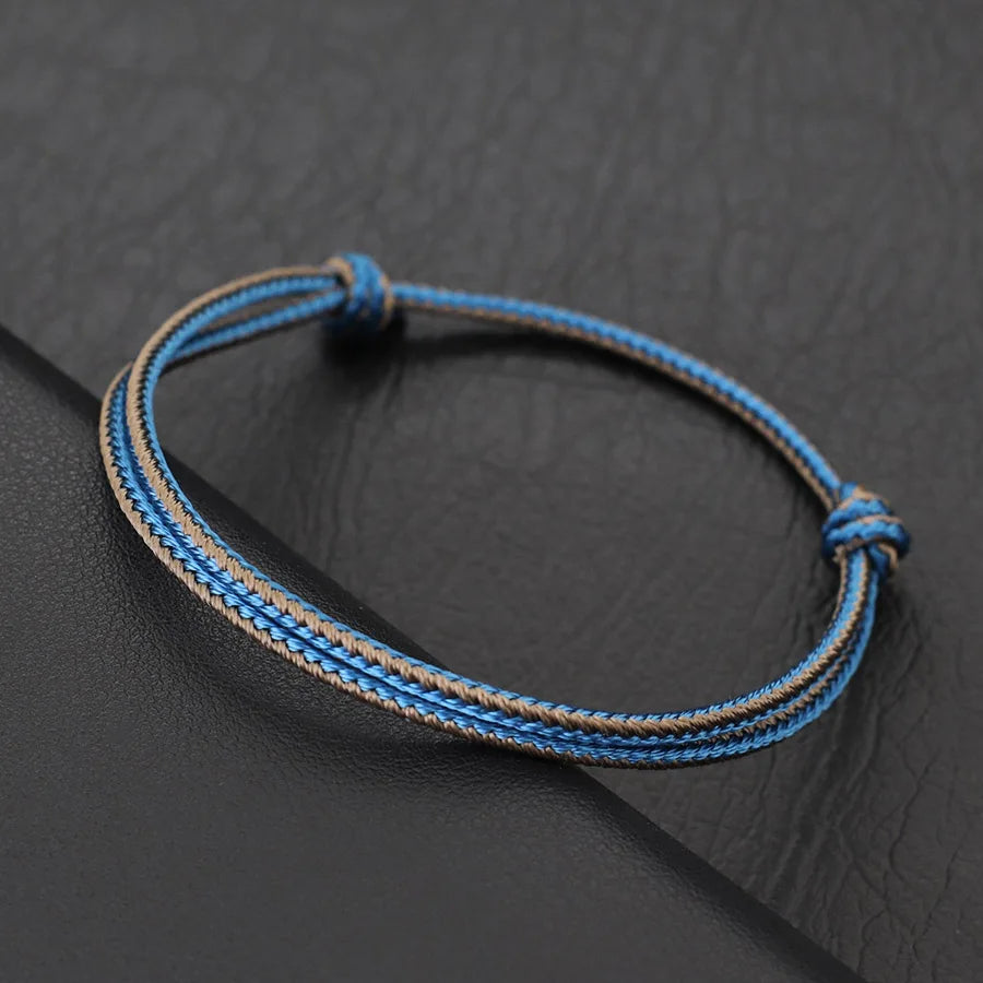 Grade A Weaven String Bracelet For Men Casual Outdoor Use - Smarsty