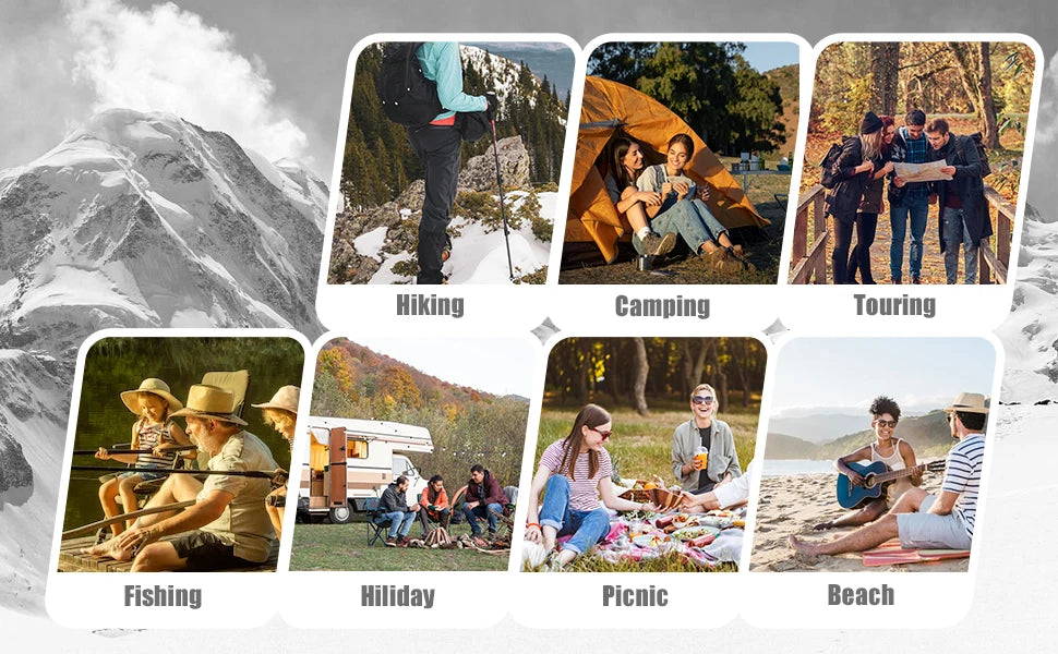 Westtune Portable Folding Camping Chair with Headrest Lightweight Tourist Chairs Aluminum Alloy Fishing Chair Outdoor Furniture by Smarsty