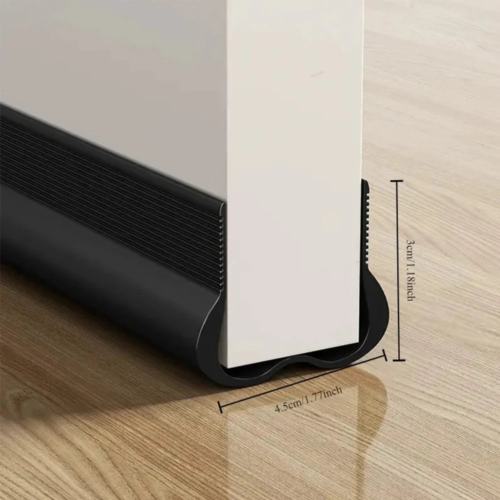 Flexible Door Bottom Sealing Strip Door Gap Soundproofing Wind and Dust Proof Weather Strip Under Door Draft Stopper Tape - Smarsty