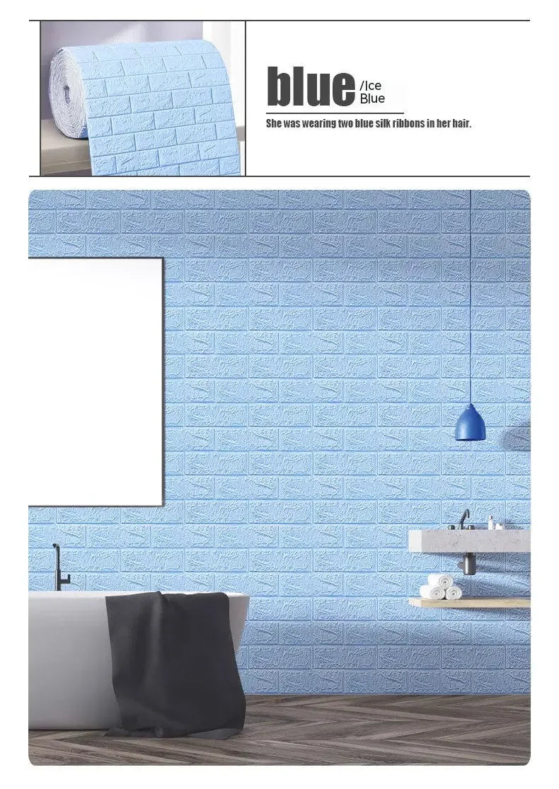 Self-Adhesive 3D Brick Wallpaper for Stylish Decor - Smarsty