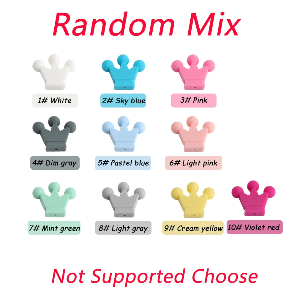 10pcs Silicone Bowknot Beads for DIY Jewelry Making - Smarsty