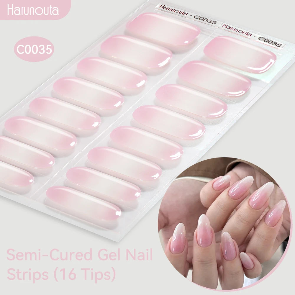 Gradient Auroras Gel Nail Strips for Easy DIY Manicure - Smarsty