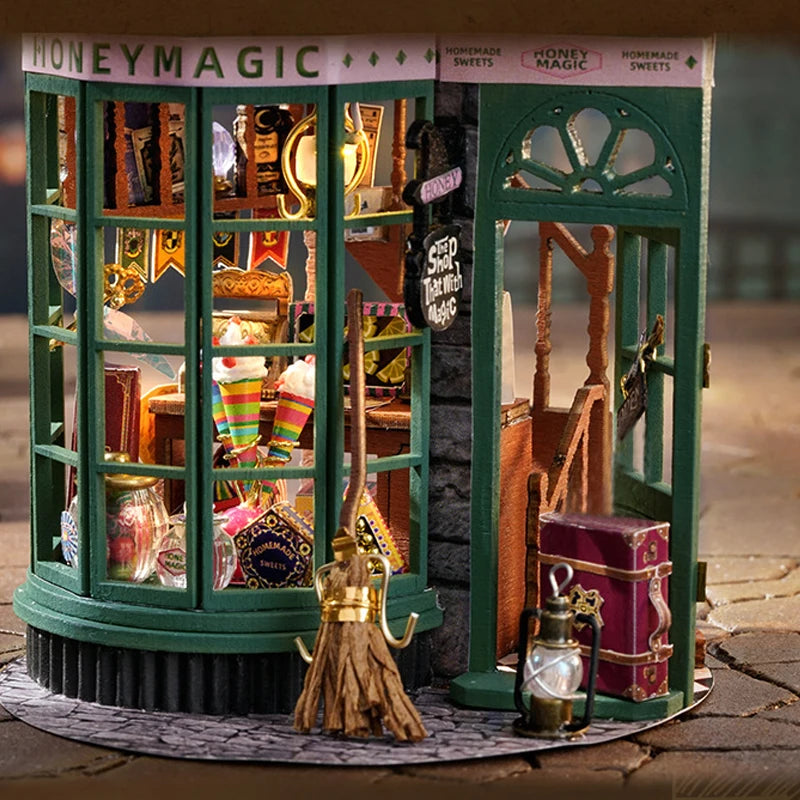 Mini DIY Kit For Doll House Making And Assembling Room Models Toys Home And Bedroom Decorations With Furniture Wooden Crafts by Smarsty